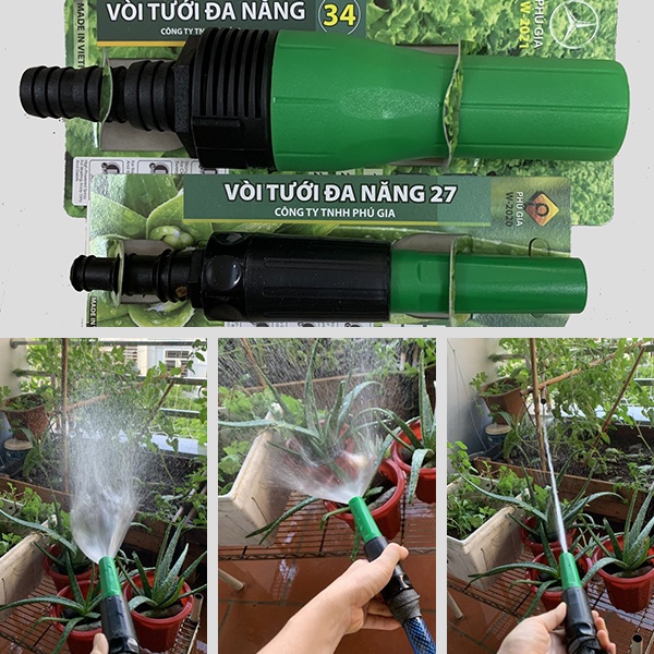 Vòi tưới đa năng  Φ27 mm – Φ34 mm