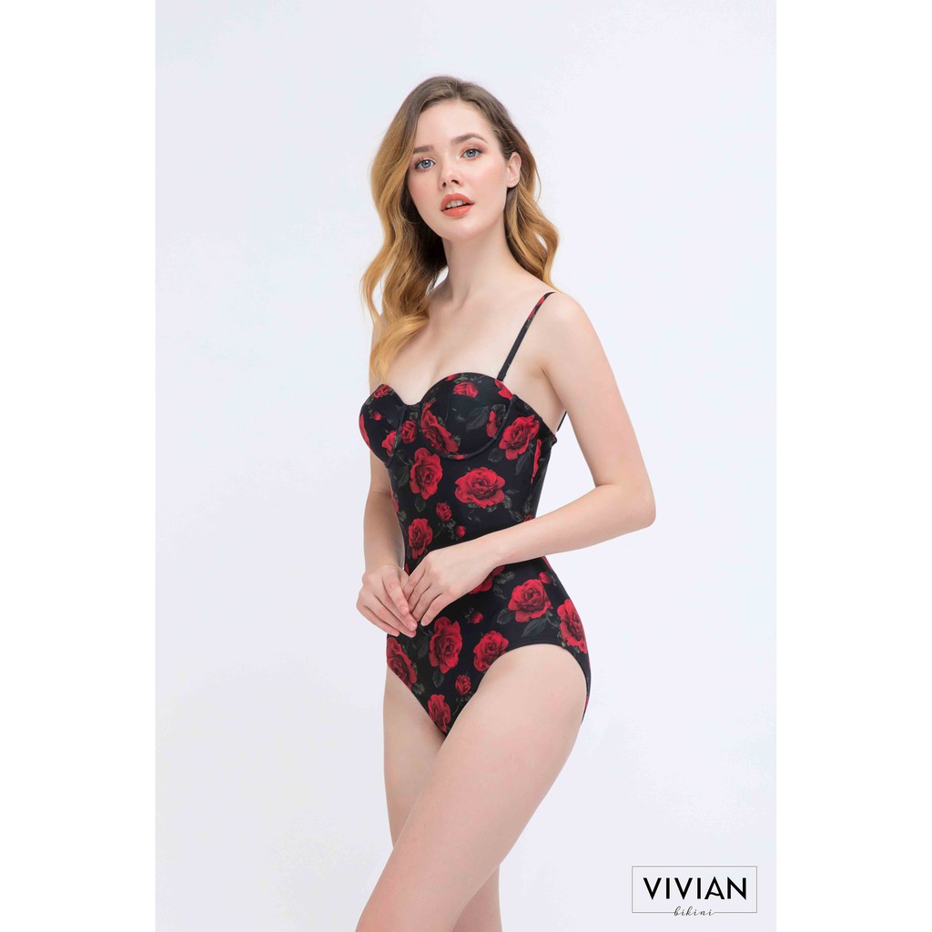 Đồ bơi áo tắm BIKINI PASSPORT Một mảnh cup ngang Basic - Đỏ-VS080_RD | BigBuy360 - bigbuy360.vn
