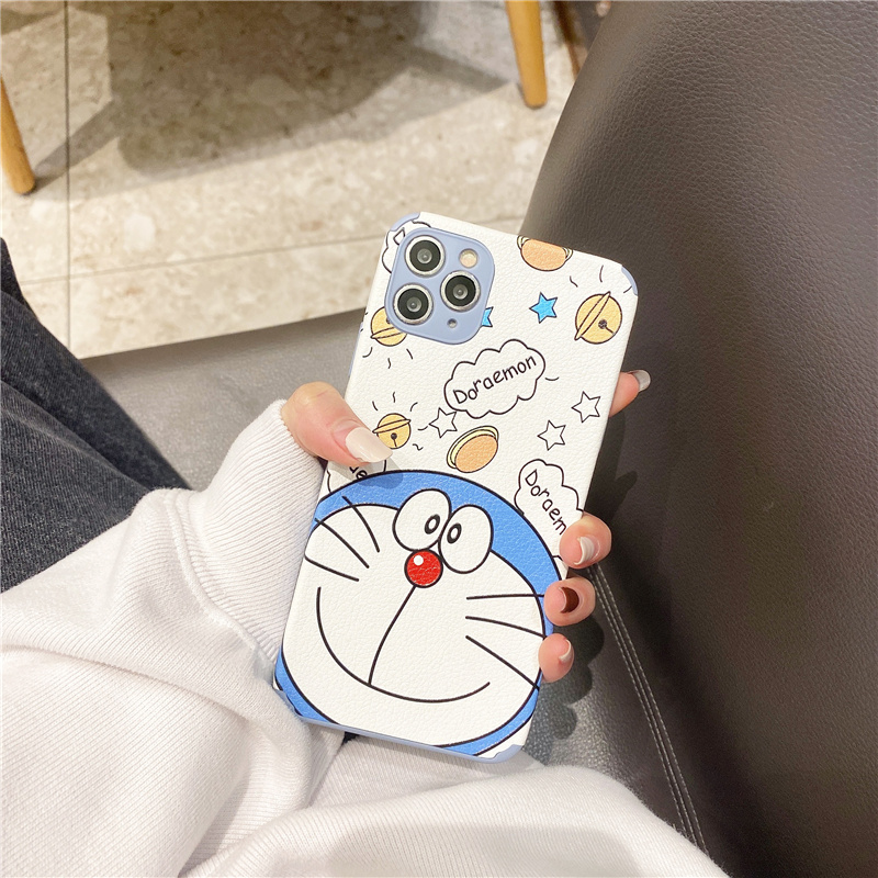 ốp điện thoại Mềm In Họa Tiết Doraemon Cho Iphone 12 Pro Max 11 X Xr 7 8 Plus Xs Max Se 2020