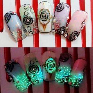 Đá Dạ Quang Nhỏ Trang Trí Móng Tay