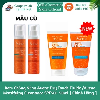 Kem Chống Nắng Avene Dry Touch Fluide /Avene Mattifying Cleanance SPF50+ 50ml
