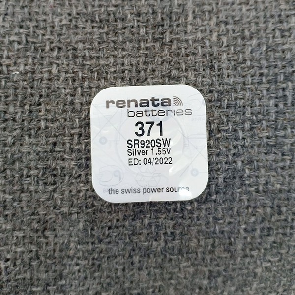 Pin đồng hồ Renata SR920SW / SR920 / 920 / 371 / LR920 / LR921 / AG6 Chính Hãng 1 Viên