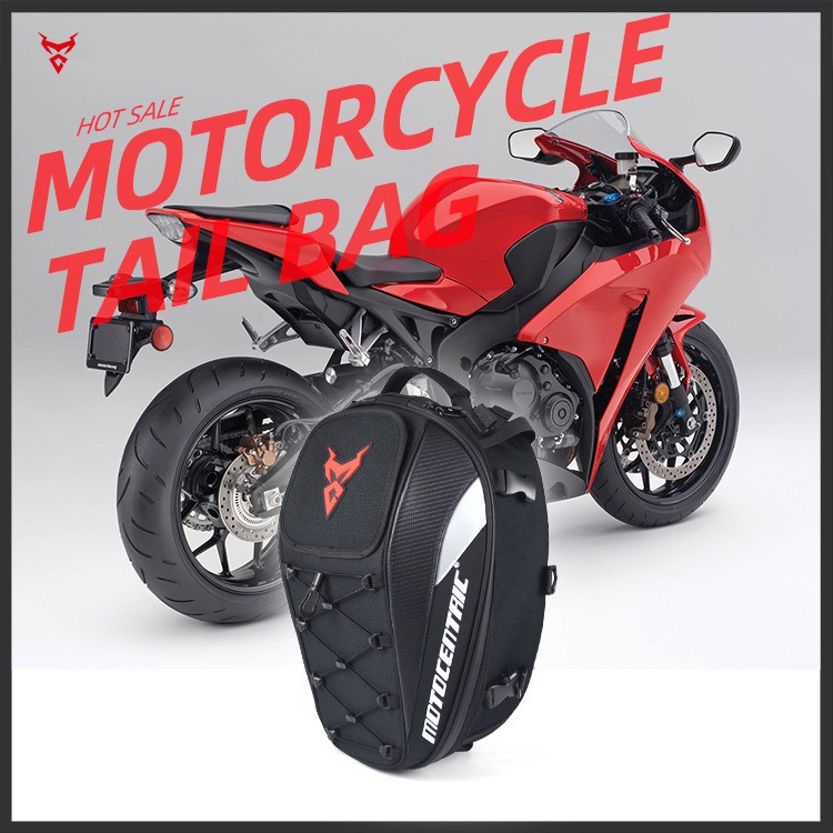 TÚI ĐUÔI XE MÁY (TAIL BAG) MOTOCENTRIC /  ĐA CHỨC NĂNG 4IN1 SỢI CARBON CHỐNG NƯỚC
