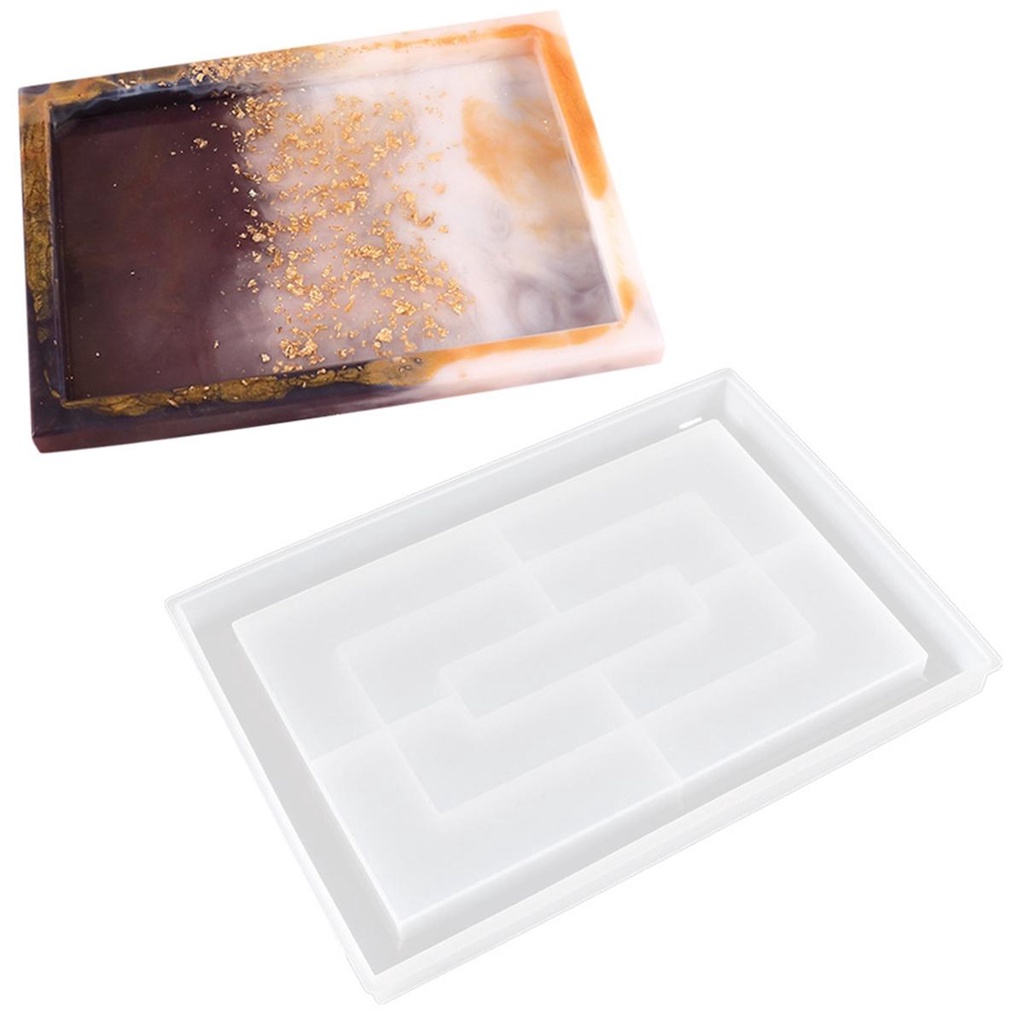 LLOYD Khuôn Silicone Làm Đất Sét Thủ Công Hình Chữ Nhật