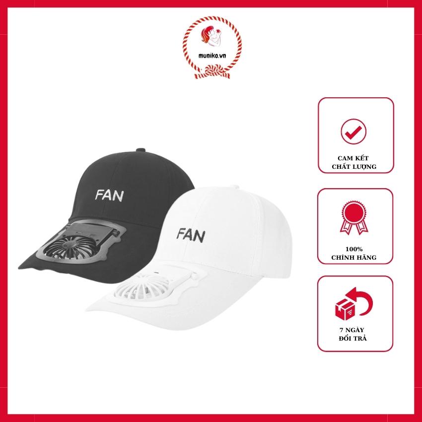 Mũ Gắn Quạt Mini - Mũ Lưỡi Trai Tích Hợp Quạt Làm Mát Mùa Hè