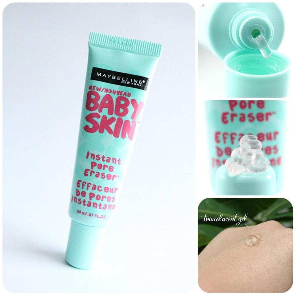 Kem lót mịn da che khuyết điểm Maybelline New York Baby Skin Pore Eraser Primer 22ml giúp làm mịn da, che khuyết điểm | BigBuy360 - bigbuy360.vn