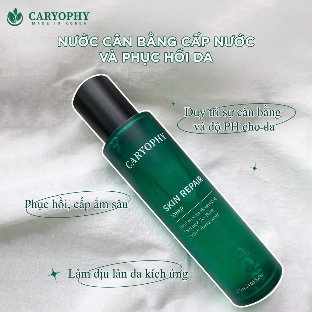 Nước Cân Bằng Cấp Nước Và Làm Dịu Da Caryophy Skin Repair Toner 120ML