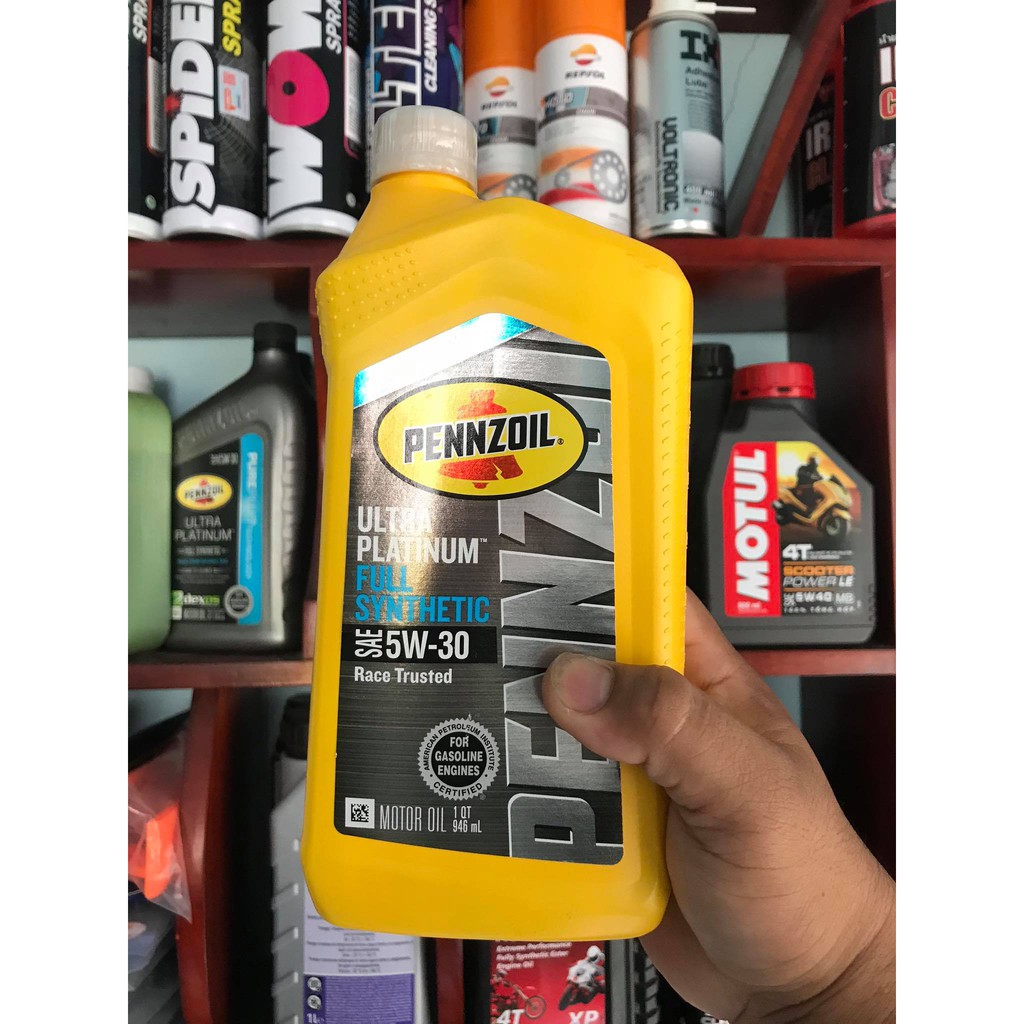 Combo Nhớt Pennzoil Ultra Platium 5W30 Và Nhớt Lap Liqui 80W90