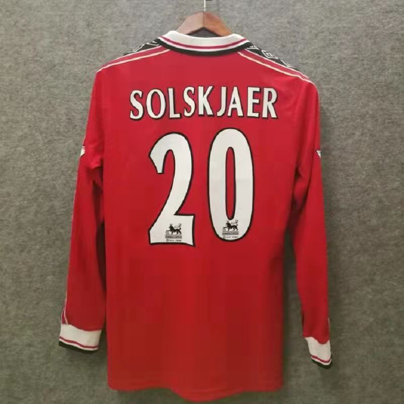 Áo Thun Bóng Đá Ngắn Tay Số 98/99 Manchester United