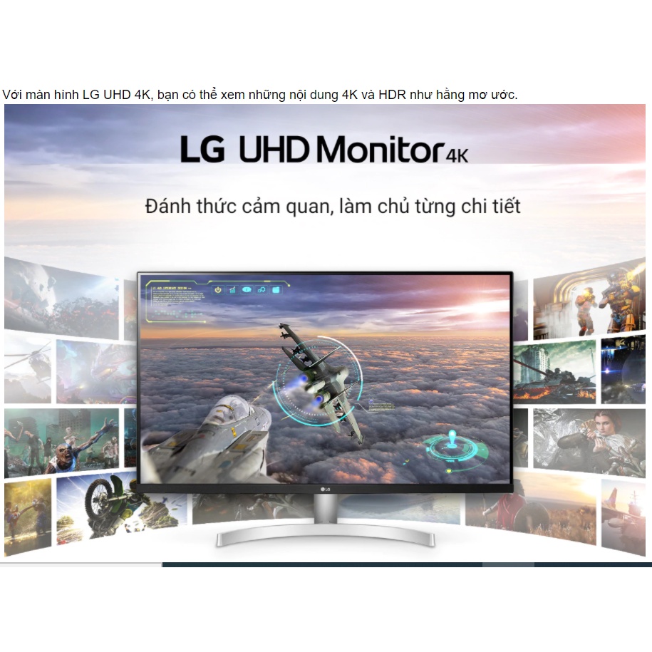 Màn hình máy tính LG 32UN880-B chính hãng BH: 24 tháng trên toàn quốc - Mới 100%