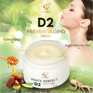 TOP WHITE D2 Kem dưỡng trắng da ban đêm