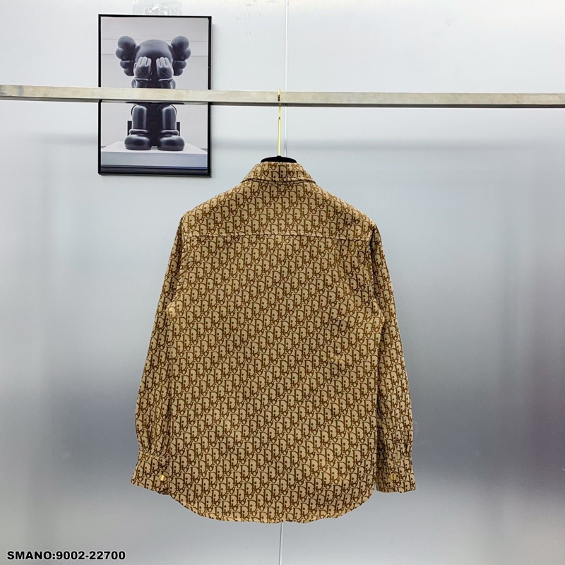 Áo Sơ Mi Nam  Họa Tiết Logo Siêu Cấp - Áo Sơ Mi Nam  Dập Vân Logo Chất Vải Dệp Cao Cấp