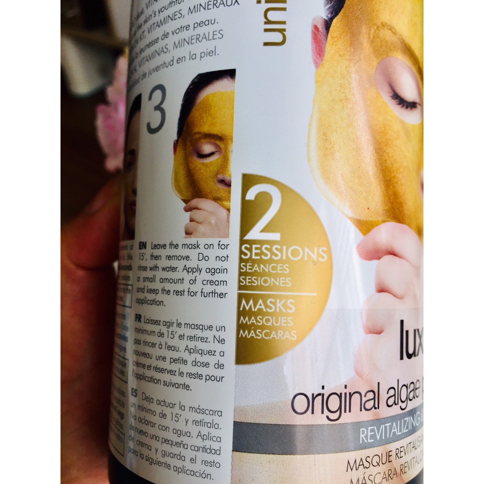 Mặt nạ vàng 24k Luxury Casmara - Original algae Peel-off mask chính hãng 2 lõi