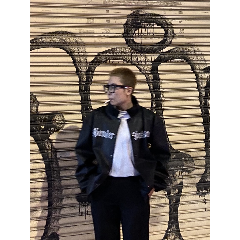 ÁO KHOÁC DA THÊU SOG UNISEX