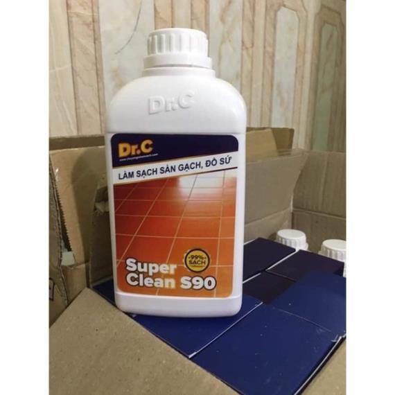 Tẩy nền nhà bồn cầu tảy xi măng tẩy rêu mốc tẩy gạch tẩy đo sứ 1000ml S90