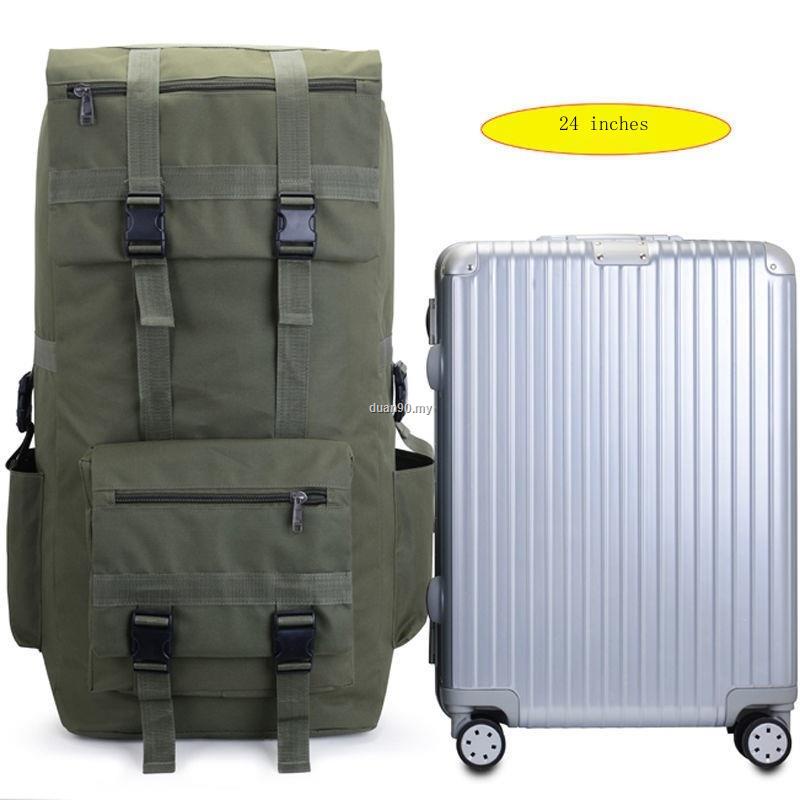 Túi du lịch cỡ lớn 120L Mô hình không thấm nước Cá nhân hóa lưới cho nam giới Túi leo núi công suất lớn Du lịch ngoài trời Túi du lịch đôi cho nam giới