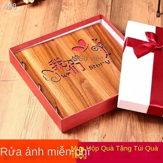 【21 năm】Album ảnh thủ công miễn phí 6-16 inch tự làm dán cặp vợ chồng tăng trưởng