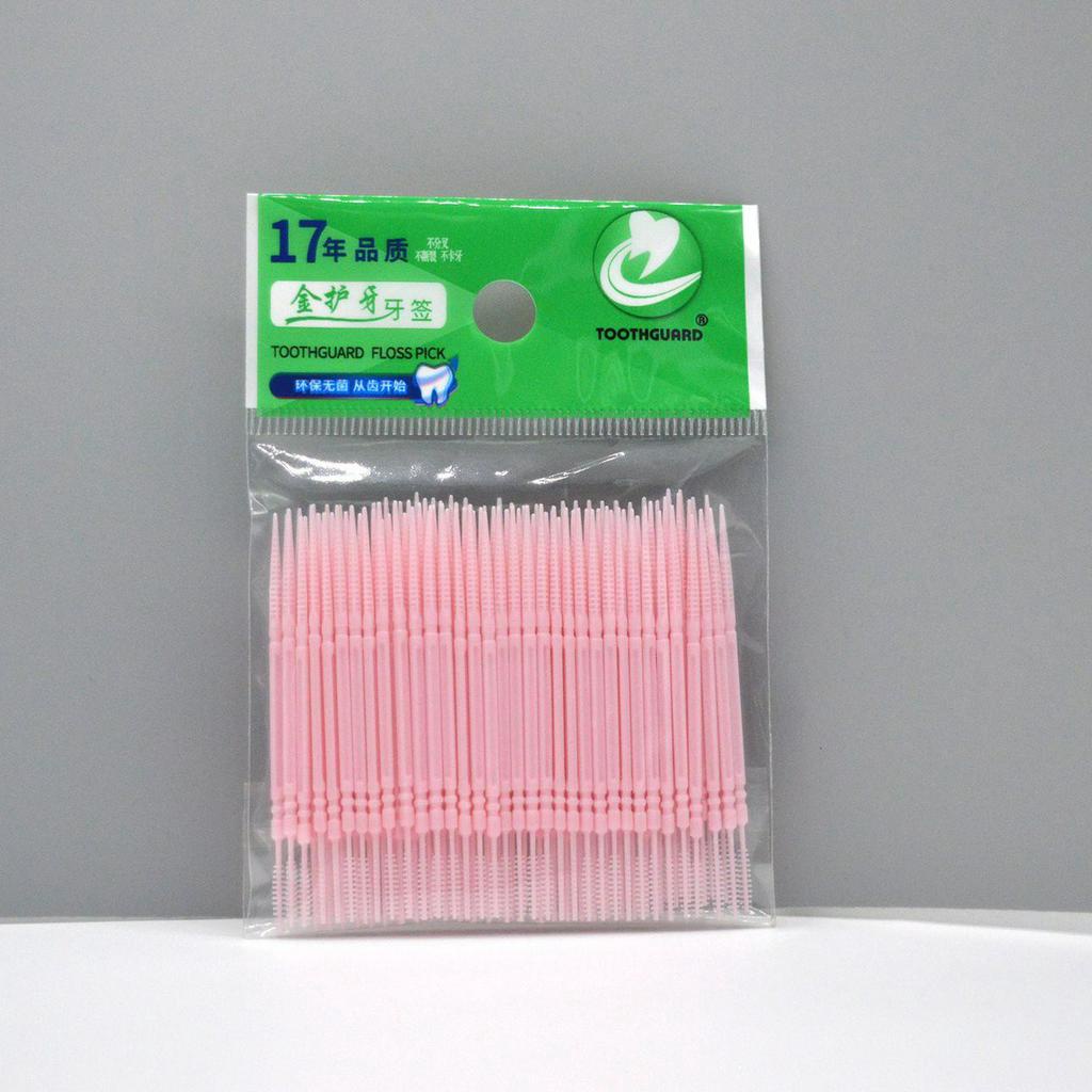 Chỉ nha khoa hai đầu dùng một lần dạng tăm vệ sinh kẽ răng