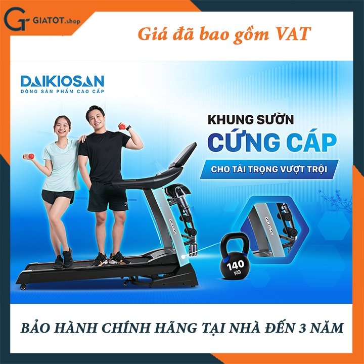 Máy chạy bộ đa năng chính hãng Daikiosan DVCB-00008