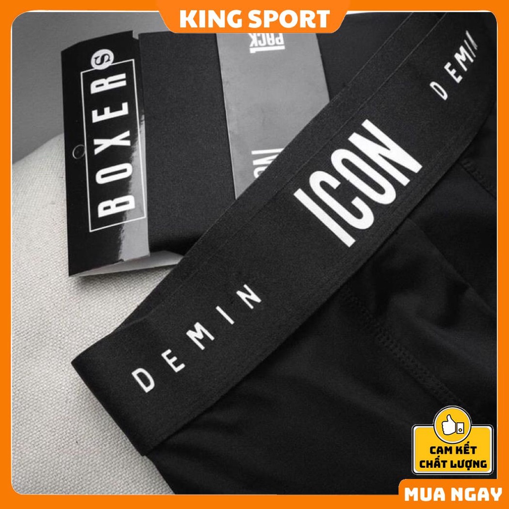 Quần sịp đùi nam cao cấp  thun lạnh boxer thông hơi thoáng khí vải thun cotton co dãn bốn chiều mềm mịn ICON KING SPORT