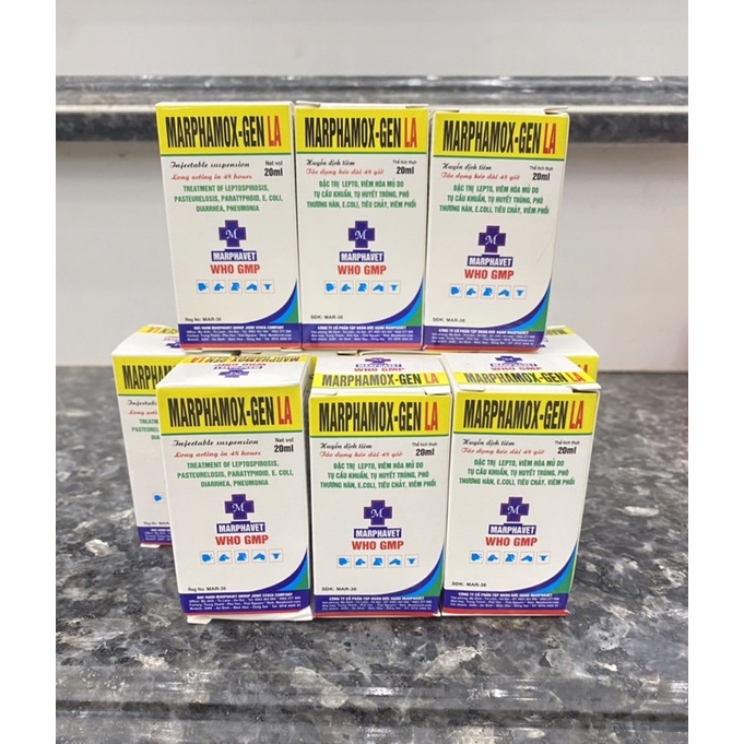 1 lọ MARPHAMOXGEN-LA dùng cho trâu bò lợn gà