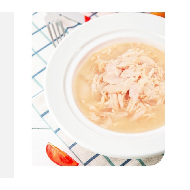 Pate  Cho Mèo Gà, Cá Ngừ Nguyên Miếng Đóng Hộp 85g - Kpetmart