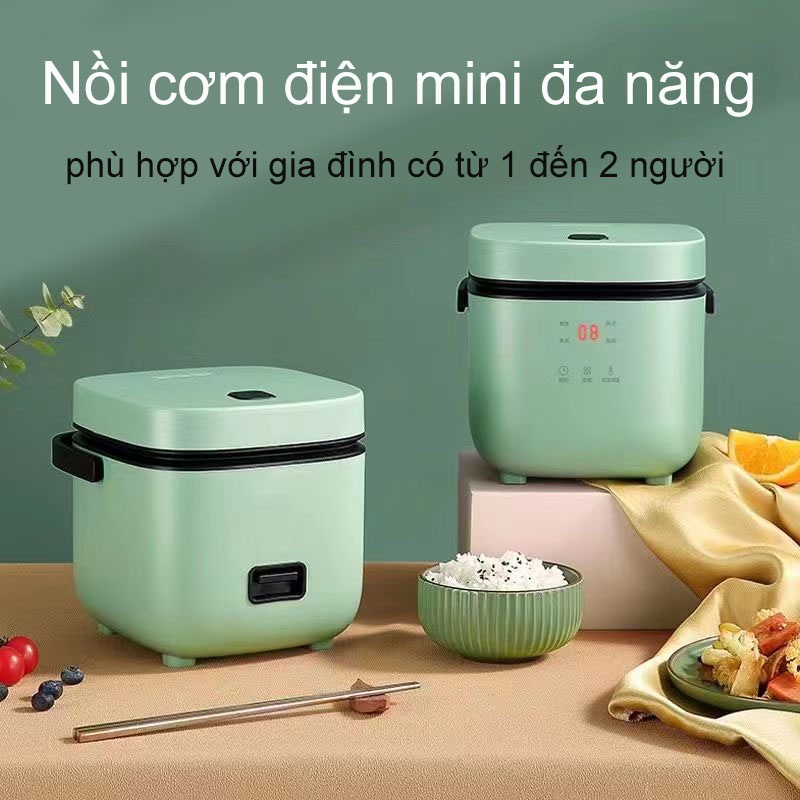 Nồi cơm điện mini đa năng JIASHI, Nồi cơm điện thông minh có nhiều chế độ Nấu cơm, nấu cháo, súp, làm bánh