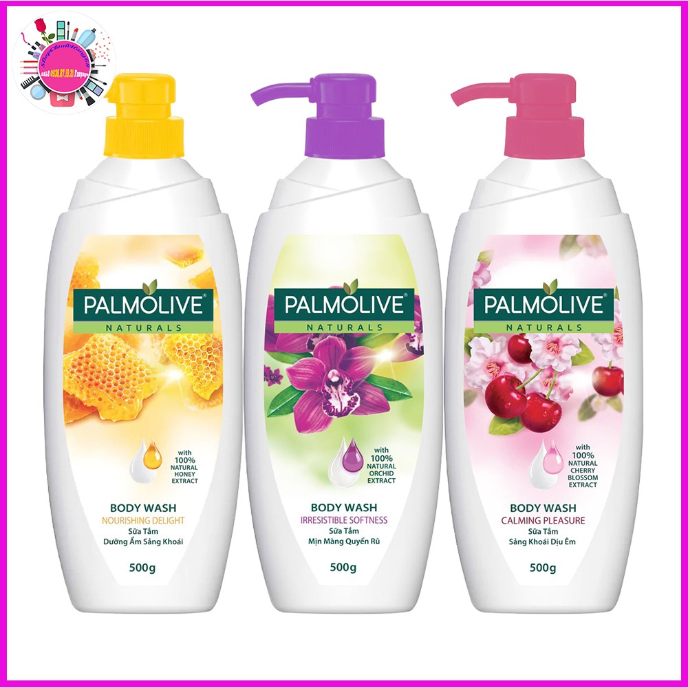 Sữa Tắm PALMOLIVE Dưỡng Da Hương Thơm Tự Nhiên 500ml THÁI LAN