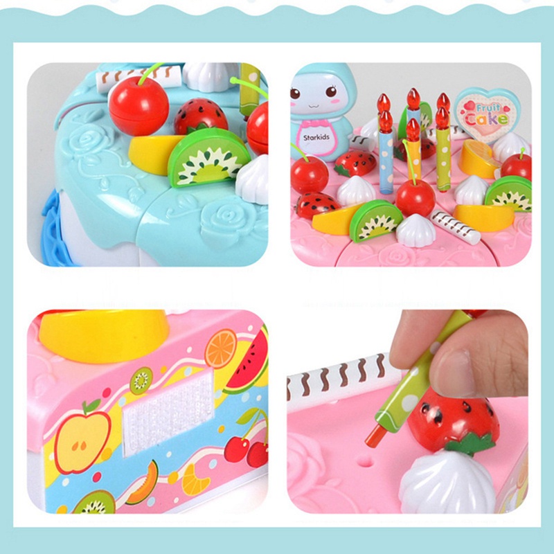 Hộp 37 món đồ chơi cắt bánh sinh nhật vui nhộn cho bé