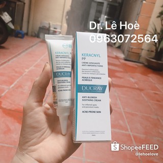 Ducray Keracnyl PP Anti-blemish Soothing Cream - kem ngừa mụn, giảm thâm, giảm viêm
