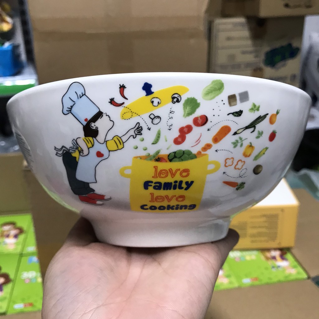 Bộ 2 tô sứ dễ thương - Qùa tặng từ Unilever
