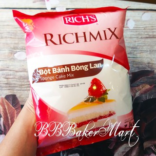 [Freeship] Bột trộn bánh bông lan RICH MIX - Gói 1kg