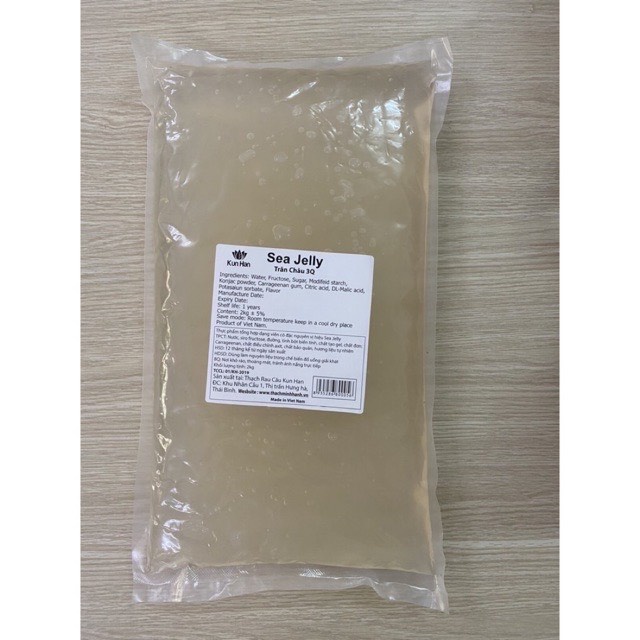 Trân Châu 3Q Sea Jelly (Ngọc trai trắng/ Đen Caramel) (2kg)