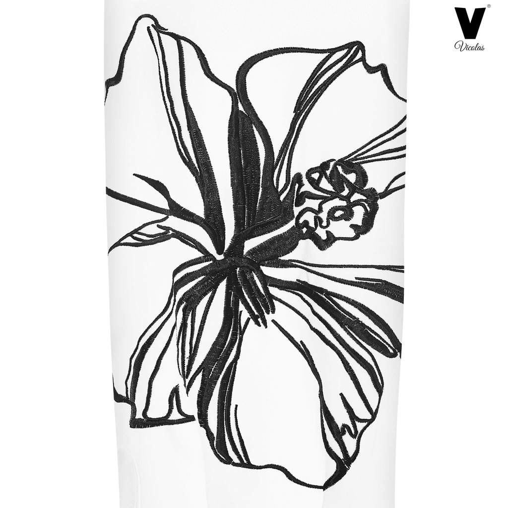 Áo sơ mi nam tay dài họa tiết thêu VICOLAS EMBROIDERED SHIRT