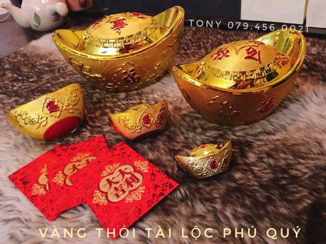 VÀNG THỎI TÀI LỘC PHÚ QUÝ (ảnh shop chụp)