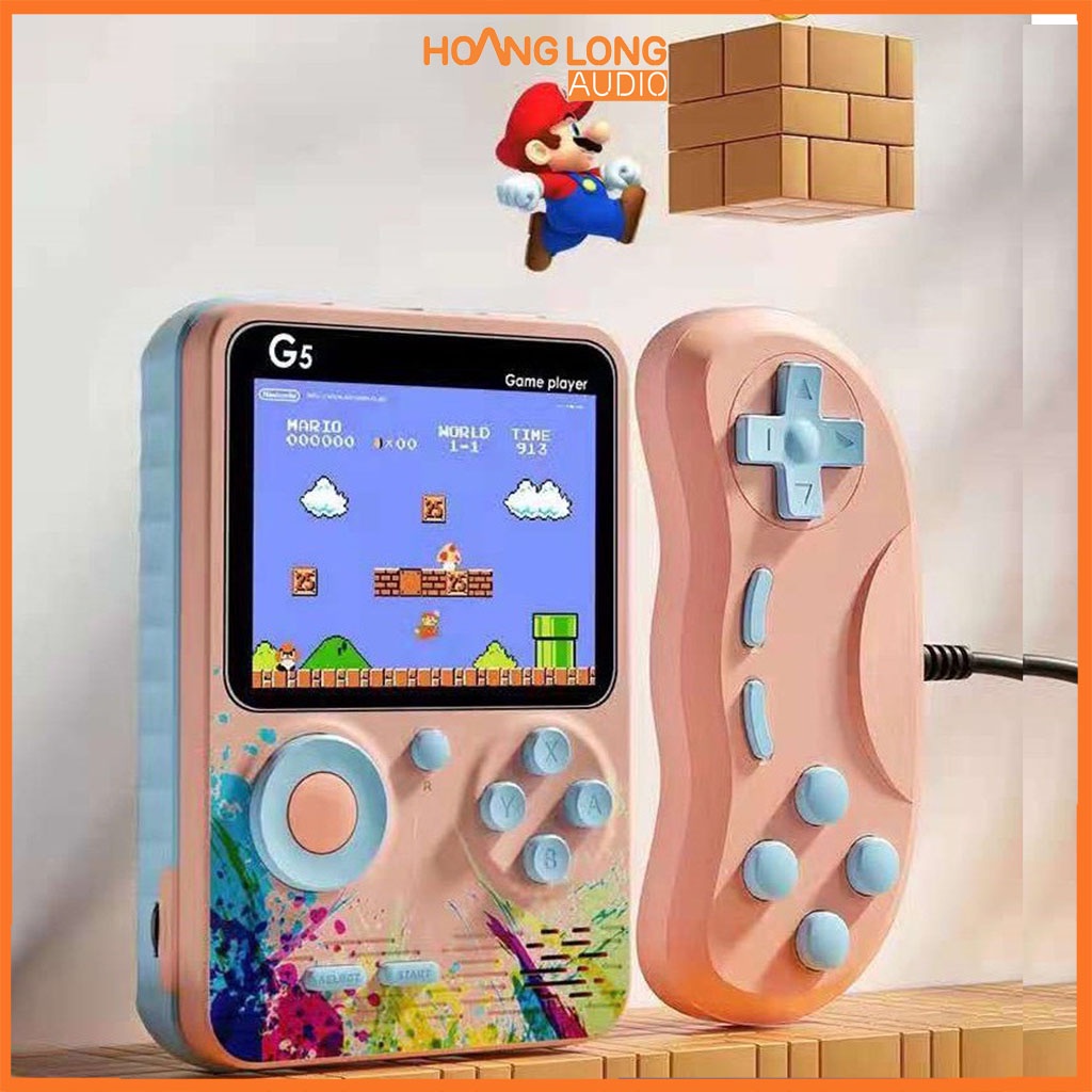 Máy chơi game G5 kết nối tivi, 2 người chơi, 500 trò chơi lưu trữ
