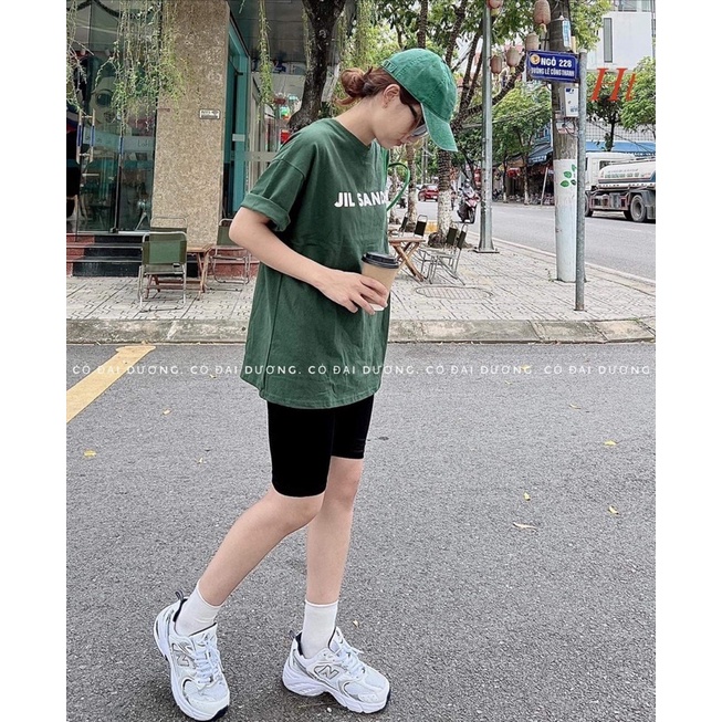 Sét áo JIL rêu +quần legging HT12