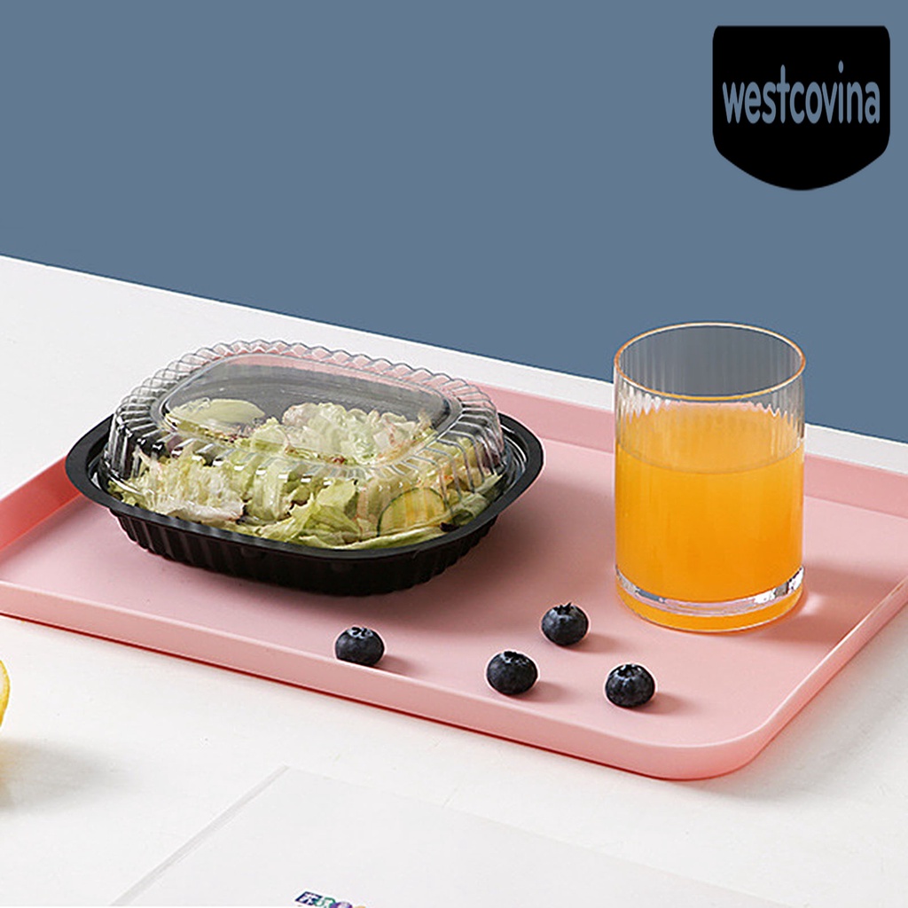 [Hot]☀ Khay Nhựa Đựng Trái Cây Hình Chữ Nhật Phong Cách Bắc Âu