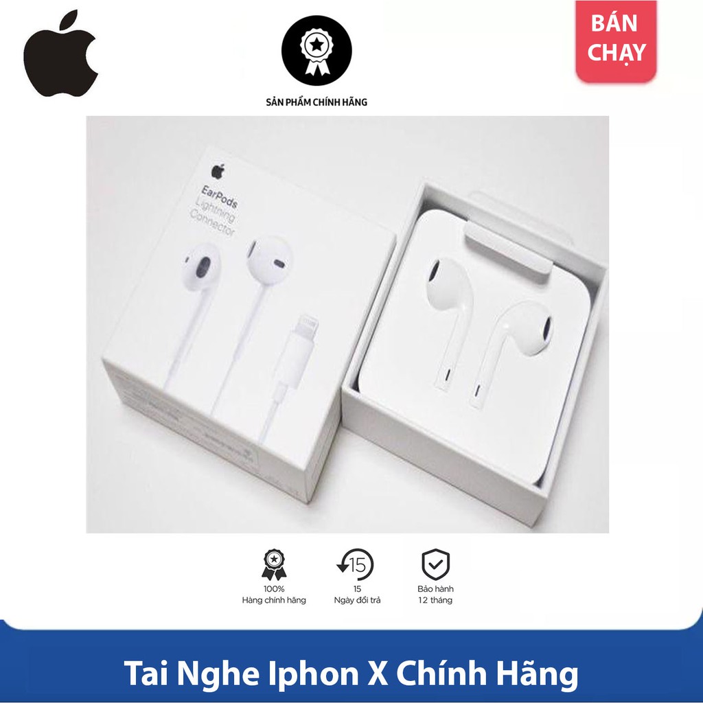 Tai Nghe Iphone X Zin Bóc Máy ( Tặng Kèm Hộp Đựng )