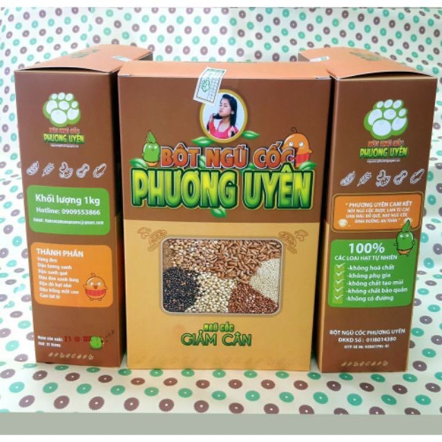 Bột Ngũ cốc giảm cân handmade Phương Uyên 1kg