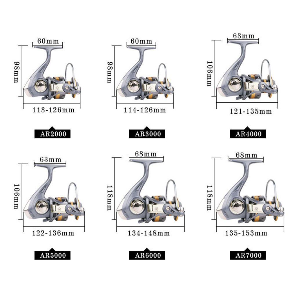 Máy Câu Cá Kim Loại 2000-6000 Chất Lượng