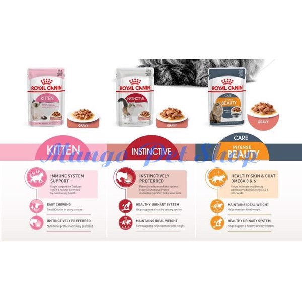 Pate Royal Canin - Instinctive (Gravy) Gói 85Gr Cho Mèo Trưởng Thành