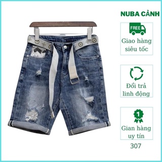 Quần short jean nam cao cấp mẫu mới,quần bò đẹp giá rẻ,nuca 307