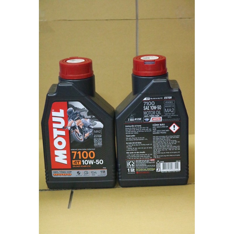 Nhớt Motul 7100 10w50 1L 100% tổng hợp