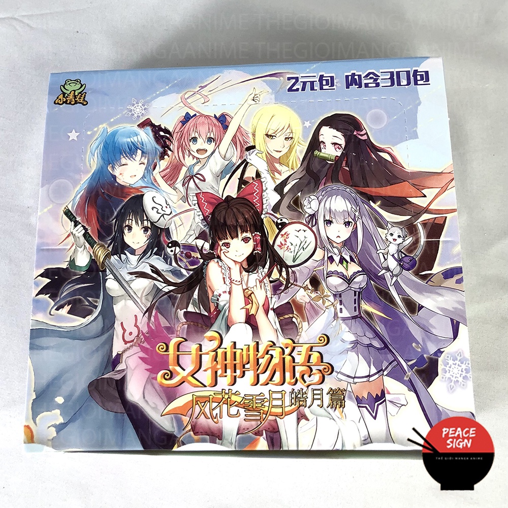 ( FULL BOX M25 ) Hộp card thẻ ANIME GIRL thiếu nữ nhân vật anime waifu chibi gacha ảnh nhân phẩm chibi