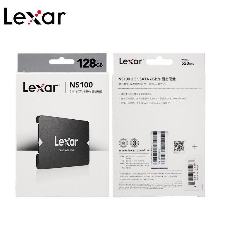 Ổ Cứng SSD Lexar 128GB NS100 SATA III 2.5 inch Bảo hành 3 năm