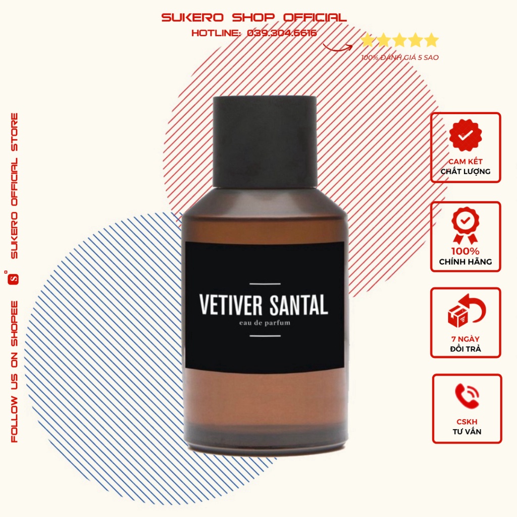 Mẫu thử nước hoa marie jeanne vetiver santal 10ml dạng xịt.