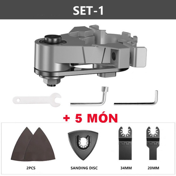 Bộ Chuyển Đổi Máy Mài Thành Máy Cắt Rung Máy Đánh Bóng Cầm Tay Đa Chức Năng