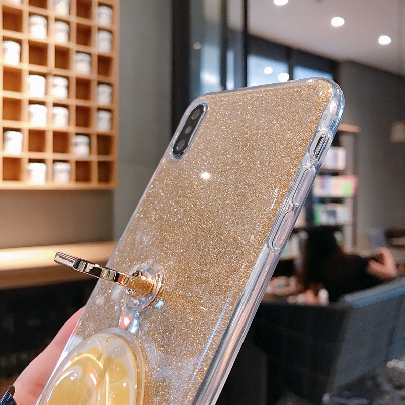 Ốp điện thoại nhựa TPU mềm có iRing in hình Trái cây ngọt ngào cho Xiaomi Redmi Note 7 6 5 4 3 4x 5a pro S2