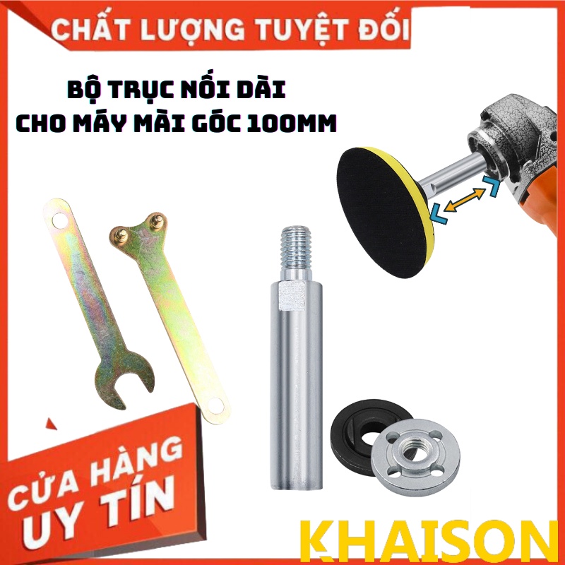 Thanh trục nối dài phụ kiện cho máy mài góc 100 ty nối dài chuyển đổi ren M10